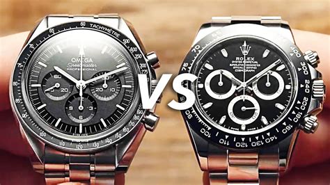 omega speedmaster vs rolex daytona|rolex speedmaster 00 57 professional.